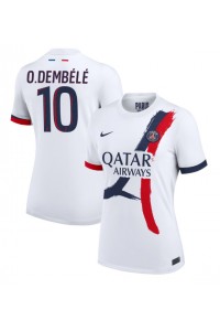 Fotbalové Dres Paris Saint-Germain Ousmane Dembele #10 Dámské Venkovní Oblečení 2024-25 Krátký Rukáv